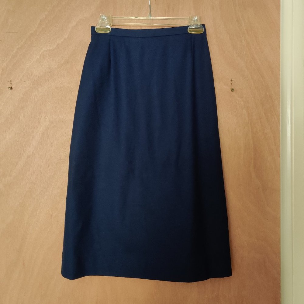 Vintage Guy Laroche wool pencil skirt